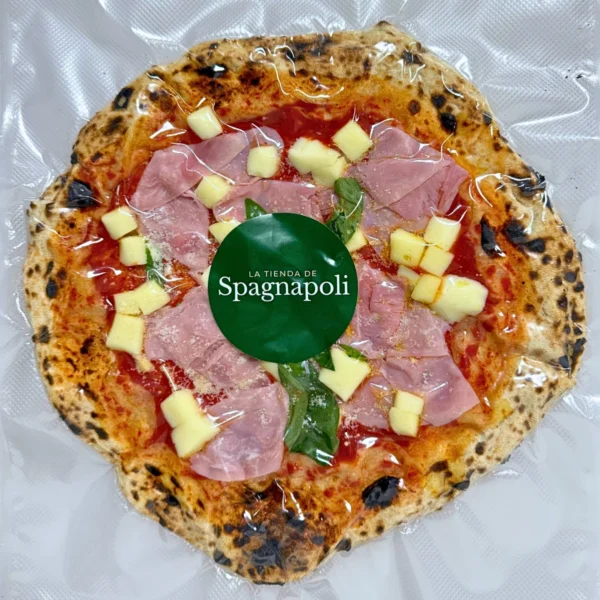 Pizza de jamón cocido - Imagen 2