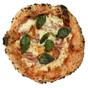 Pizza de jamón cocido