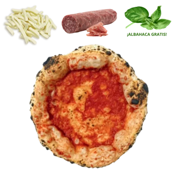 Pack Base + Salami dulce + Mozarella + Albahaca